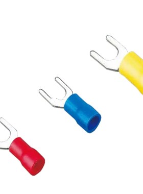 国赛Guosai接线端子nSV3.5-4/5/6带PVC硬护套SV紫铜镀锡GS叉形SGS