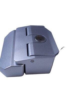 新品铝合金型材i门锁MS880加厚外装搭扣锁 美观铝型材门碰拉动门