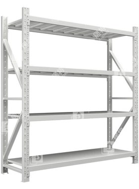 居将JJ-hj-19仓储货架库房置物架重型货架灰白色主架2000*5Z00*20