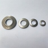 接地垫片爪型垫圈压花防C滑蝶形桥架接地线抓地垫