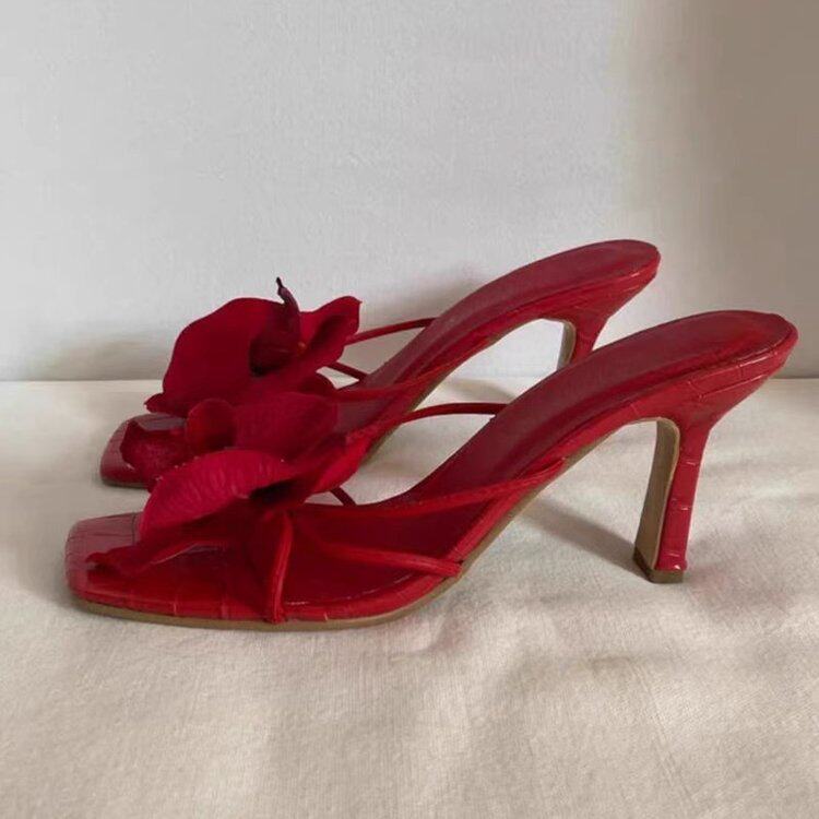 shoeswomen优雅风红色高