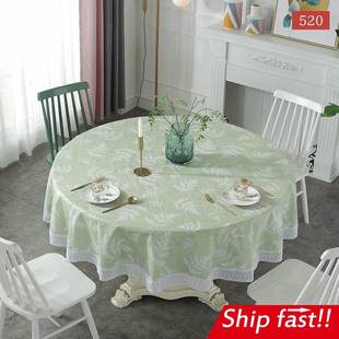 220cm PVC round table cloth cover tablecloth plastic large