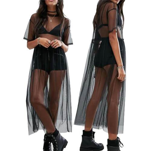 womenclothes跨境网纱透