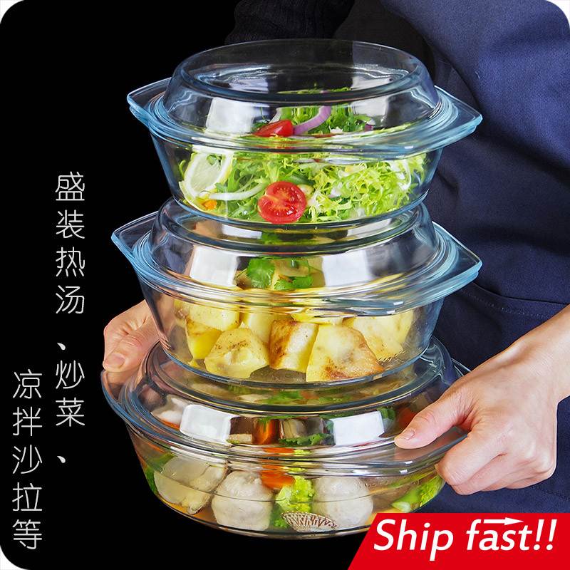 bowl household utensil microwave oven special soup pot cover