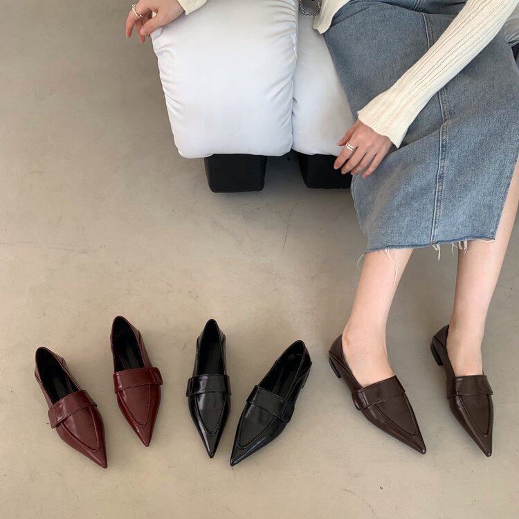 shoeswomen春秋季新款尖
