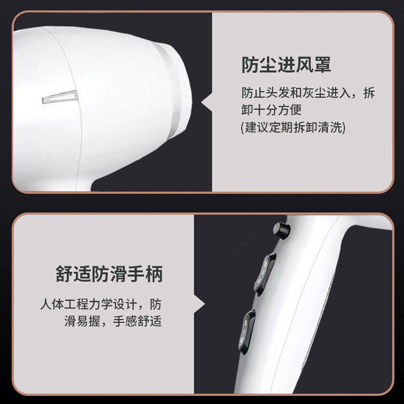 风大师吹风机2100发型师w专用电吹风护发大功率家用发廊美发风筒