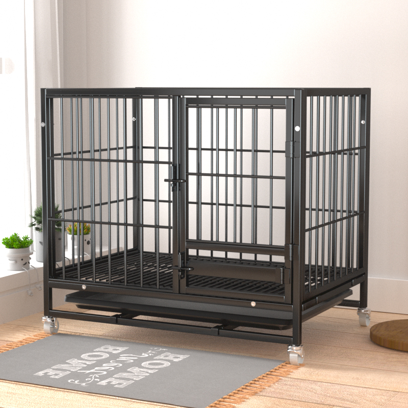 狗笼子中小型犬加粗方管室内带厕所分离泰迪比P熊柯基边境牧羊犬