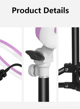 10 LEDs gRing Light Dimmable Selfie Ring Adjustable Fill L