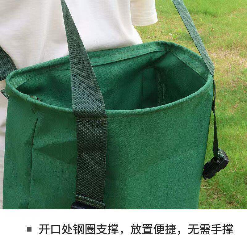 摘果布袋新款加厚帆布采果神器苹果采摘包果园疏果摘果专用水果