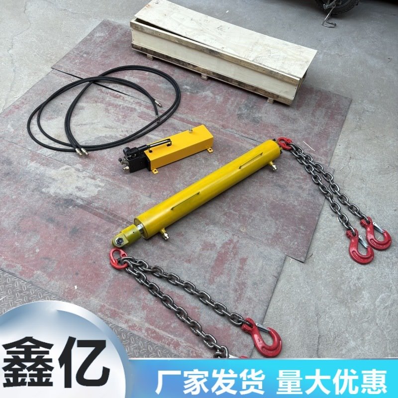 YJLQ刮板机紧链器输送机拉力器拉紧器煤矿溜子气动手动紧链器