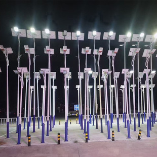 一体化户外防水锂电LED太阳能灯批发 市电工程路灯杆太阳能路灯厂