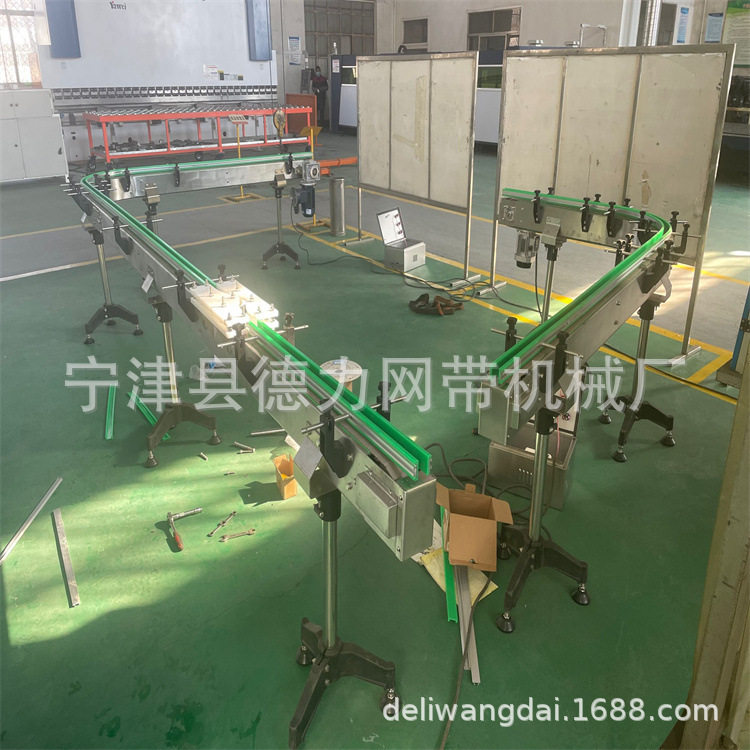 食品弯道滚筒输送机 螺旋输送不锈钢链板输送设备