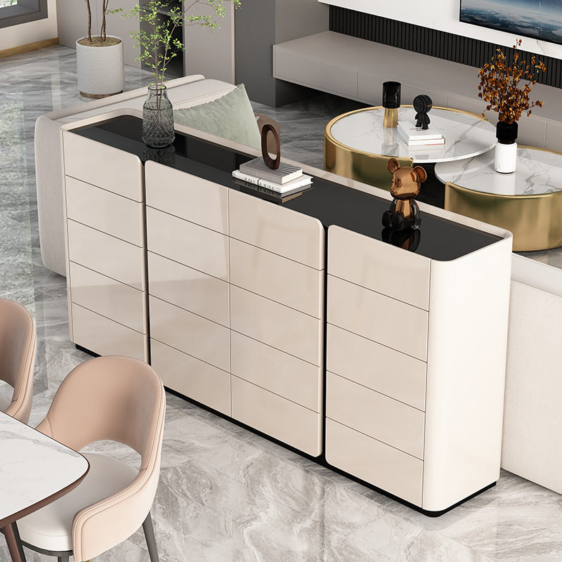 现代简约鞋柜家用走廊入户玄关门厅柜客厅多层烤漆收纳储物隔断柜