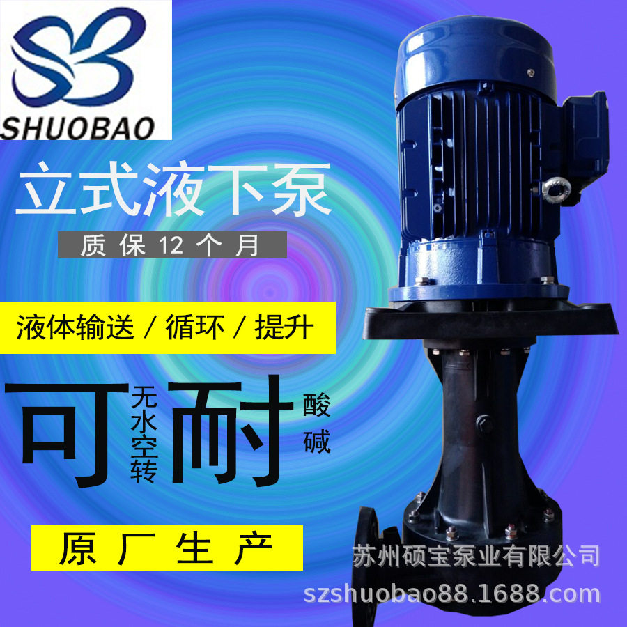 循环抽风净化塔液下泵CT-40SK-1 废气塔立式液下泵 尾气塔液下泵