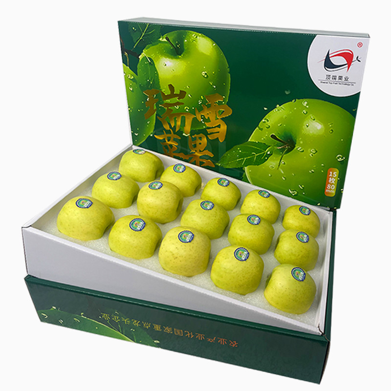 陕西瑞雪苹果新鲜水果当季整箱青苹果精美礼盒纯甜孕妇水果