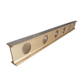 150 镁铝直尺4000 80mm 铝镁划线平行平尺 镁铝合金工d字型平尺