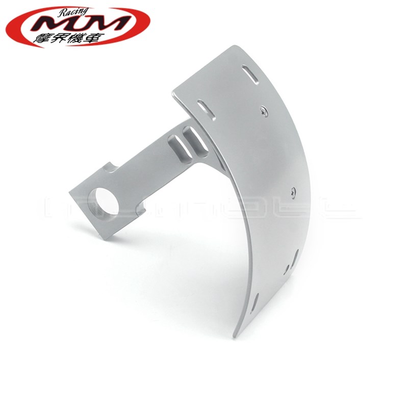 摩托车改装件适用川崎ZX-6R/636/7R/9R/12R/14R/6RRY银色车牌支架