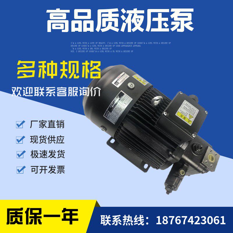 不二越电机泵组合UVN-1A-1A3-1.5-4-11油泵UVN-1A-0A3-0.X7A-4-11