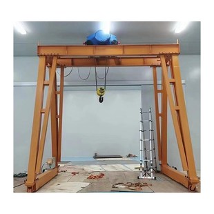 小型电动移动单梁龙门架可拆卸车间搬运2吨无轨简U易万向轮龙门架