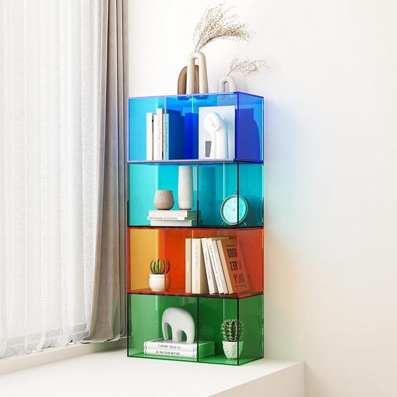 亚克力展示架货架l架子店铺多层陈列鞋包书架置物架展示柜道具橱