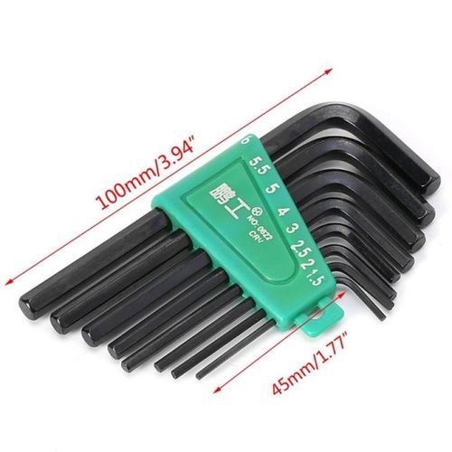 8 Pcs 1.5mm-6mm Hexagonu Hex Allen Key Set Wrench Cycling Re
