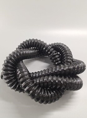 采棉机风管新f疆采棉机采棉头通风管pu聚氨脂黑色钢丝软管迪尔凯