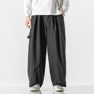 极速Denim Harem Pants Mens Joggers SweatpanQts Japanese Se