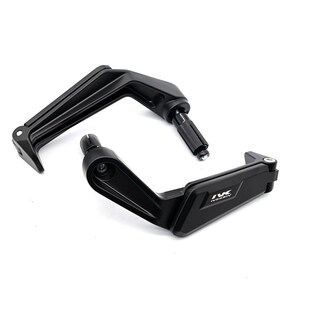 街车复古车把镜改装护弓折叠后视B手把镜反光镜铝合金摩托车后视