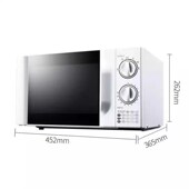 转盘家用微波炉 六D档控温定时加热机械式 适用P70D20TL D4微波炉