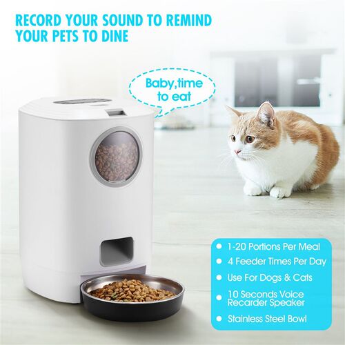 物喂食器智能宠物喂食器w猫狗投食器定时定量智能喂养器
