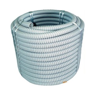 塑料PVC加筋管 排水吸尘R单壁波纹PVC软管 20m室内空调通风管