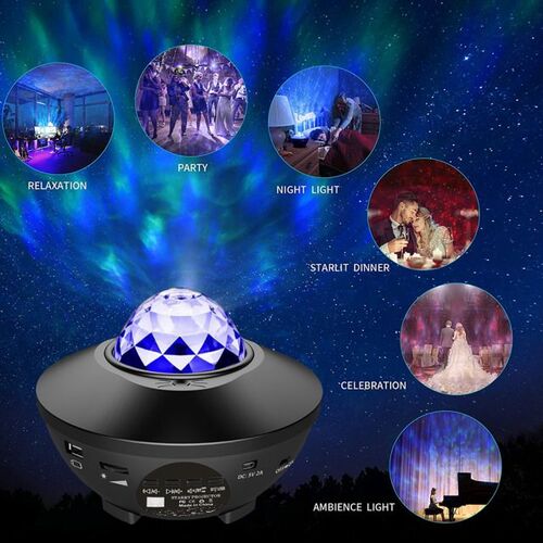 Creative Atmosphere Lamp Ocean Voice Control RoSmantic Galax
