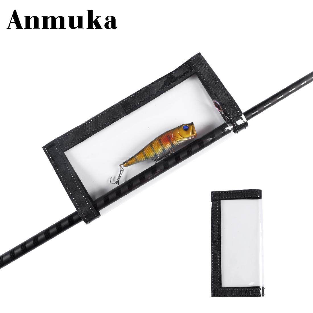 爆款鱼饵保护套鱼钩套透明PVC诱饵保护套渔具诱饵收纳袋渔具套