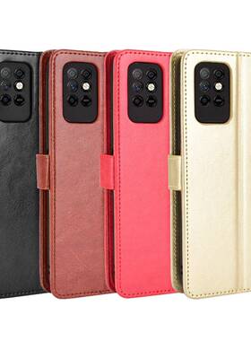 爆款InfinixNote8i手机壳传音Note8手机皮套翻盖疯马纹挂绳壳X68