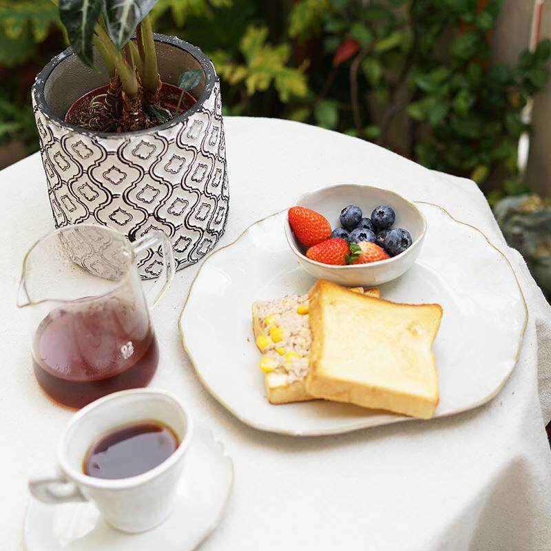 爆款北欧咖啡杯下午茶杯手工勺子陶瓷碗小号餐厅家用工厂创意手作