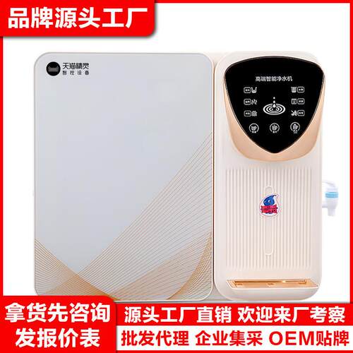 新款加热一体机净水器家用智能语音提醒RO反渗透纯水机厨房直饮机
