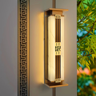 户外壁灯防水太阳能别墅大门两侧柱子壁灯阳台露台壁挂灯接电超亮