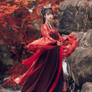 Beauty Makeup New Traditional Chinese Hanfu Dress Spring and