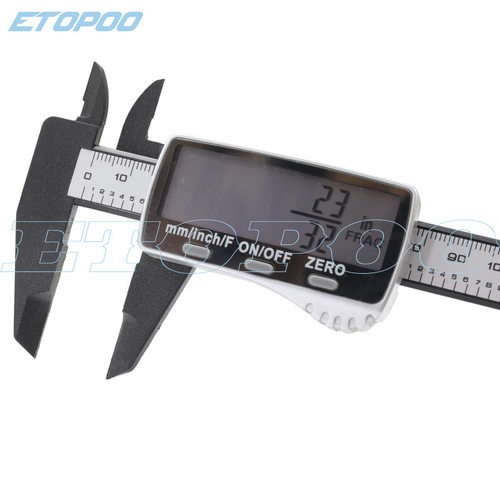 HUOTO 150MM 0.1MM 分数/公英制 碳素 数显卡尺 游标卡尺