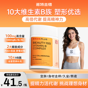 诺特兰德复合多种b族维生素男女提升代谢生物素叶酸b12胶囊非片剂