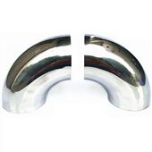 201不锈钢90度大弯头加厚楼梯扶手栏杆对焊接优质114弯头工业管件