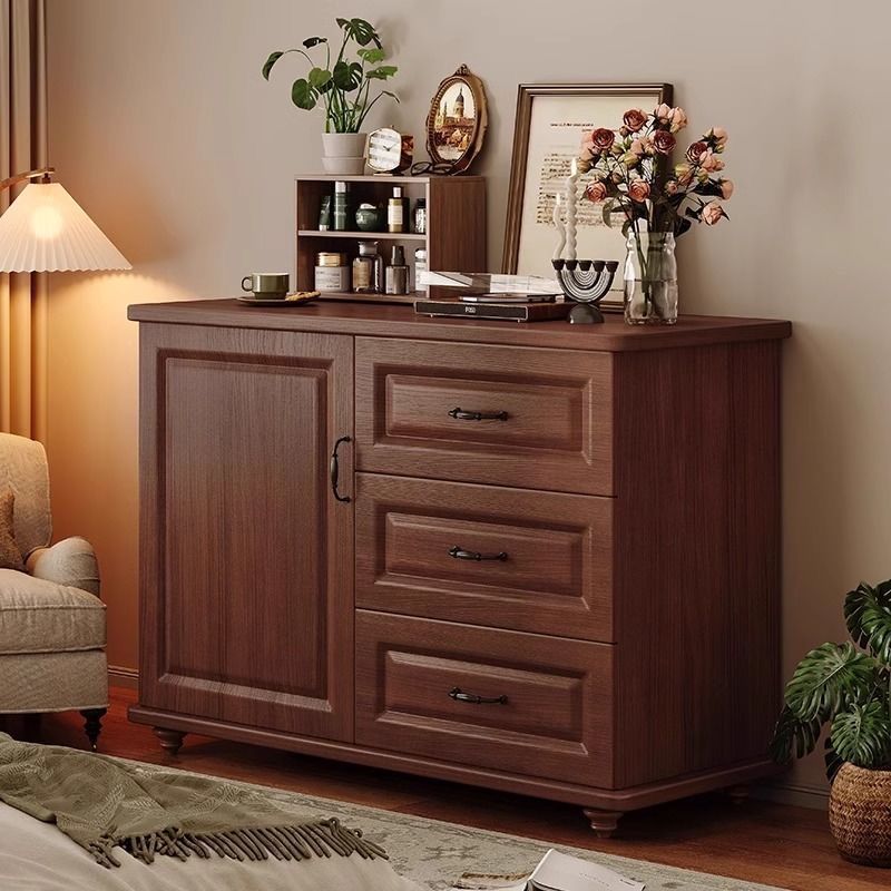 美式斗柜卧室收纳柜子靠墙五斗柜房间置物柜客厅复古储物柜五斗橱