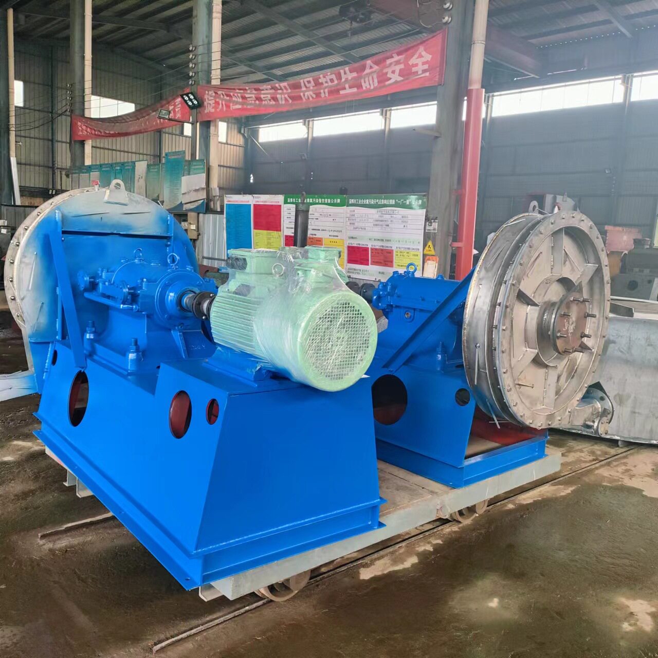 锅炉烟气废气串水冷却引风机 310s不锈钢耐800℃高温离心风机图片