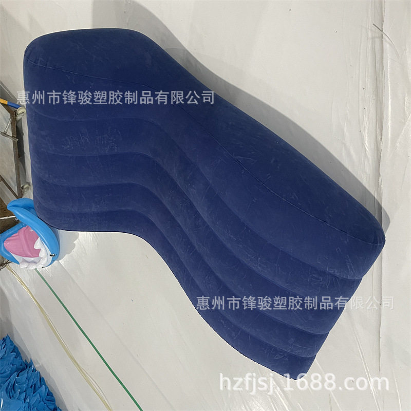 (现货)充气躺椅休闲沙发加厚植绒成人懒人沙发创意礼品单人沙发