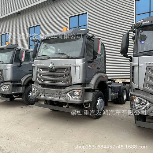 跨境出口非洲重汽HOWO6x4牵引车375马力重型卡车牵引车头牵引卡车