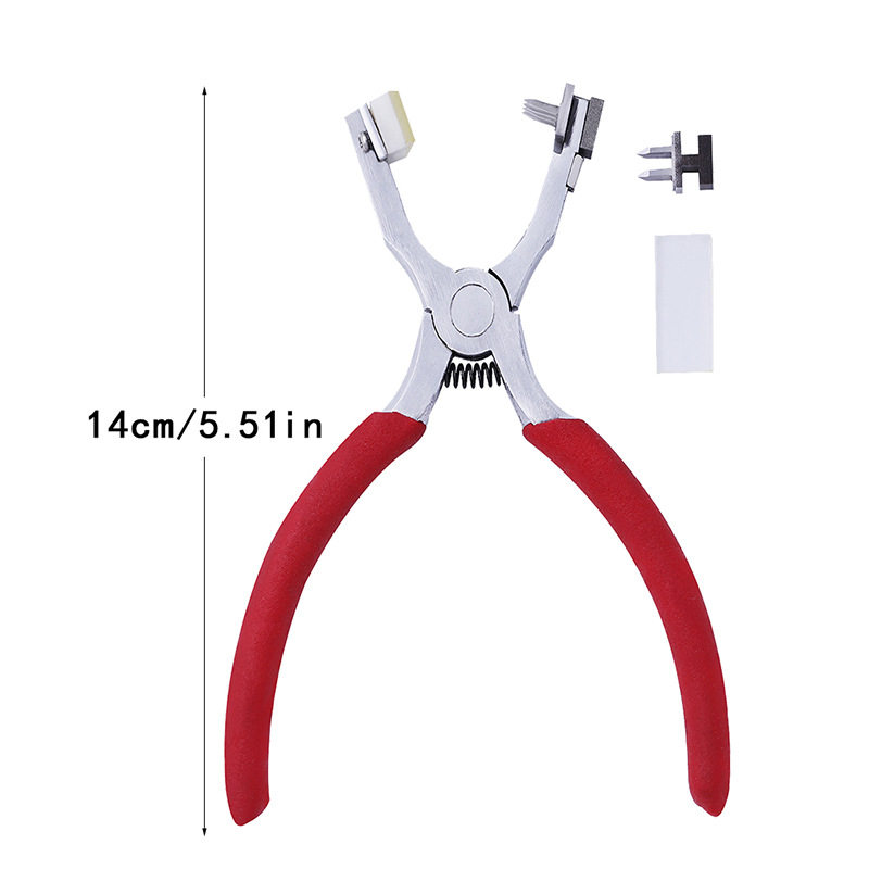 DIY皮革工具 菱斩钳 无声菱钳升级版打孔器 4mm法斩齿 2+4