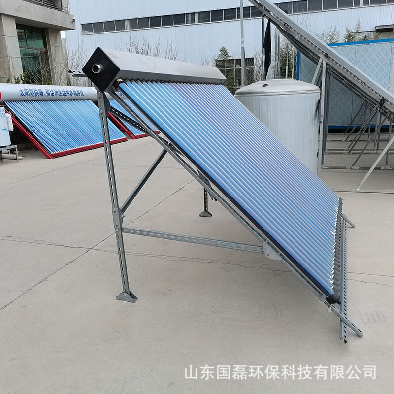太阳能铜管集热器厂家现货供应DN50热管集热联箱炸管不漏免维护
