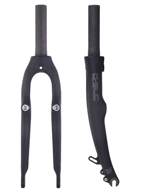 G-PRO ONE 20寸p折叠车全碳纤维前叉406 C夹 V刹直管前叉SYP8 451