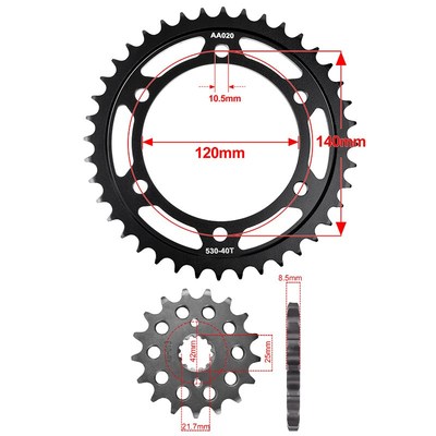 适用铃木中R GSXR750 96-97 TL1000 91-02T前后牙盘链轮链条套链