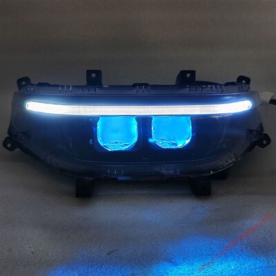 适用9号九号N/F/M系列大灯总成装LED双光透N镜 恶魔眼电动车前大